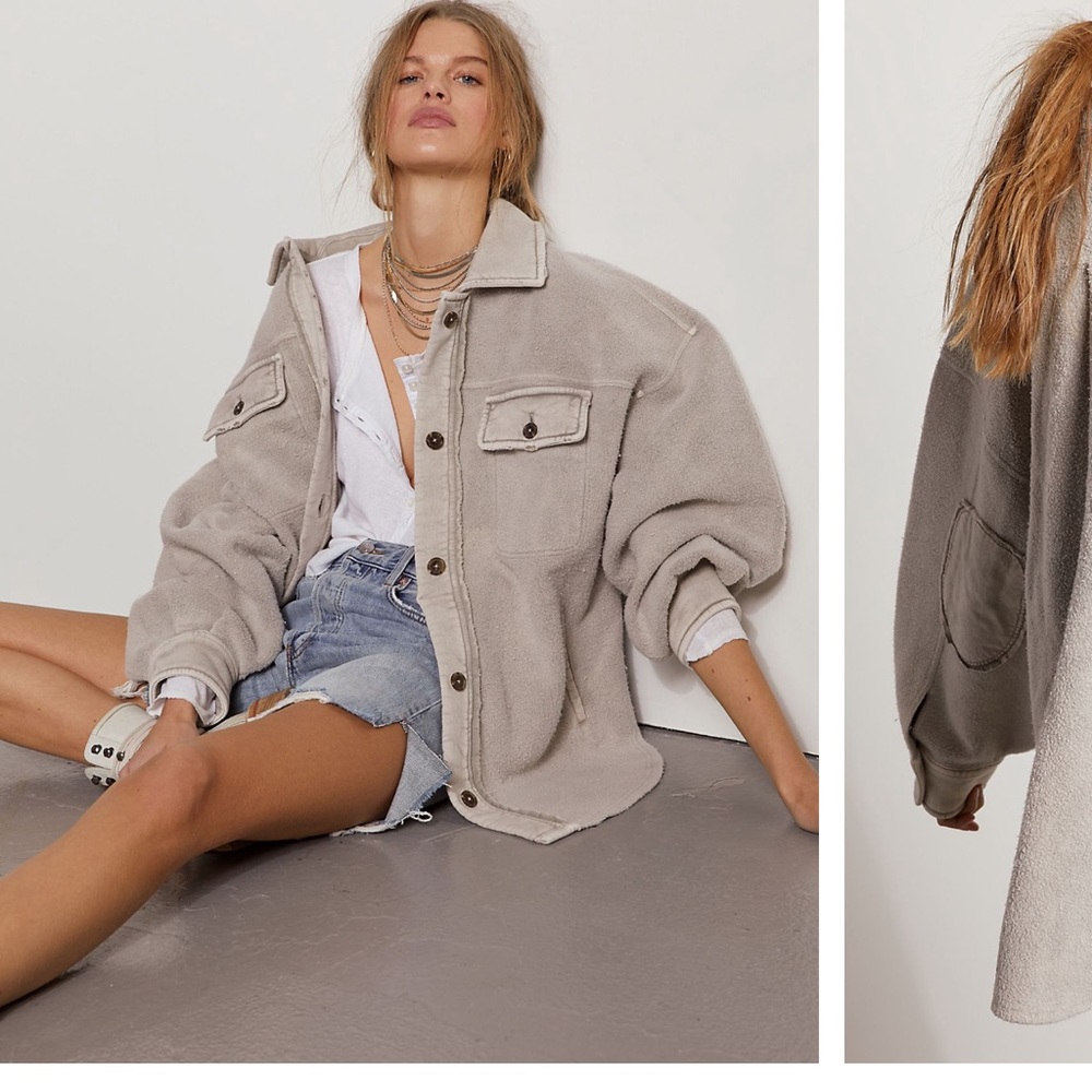 Free people ruby jacket size small in stone